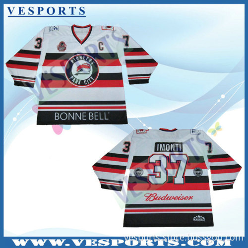 Custom Sublimation 100% Polyester Hockey Jersey for Trainning